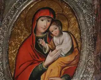 Beautiful unframed oil on canvas 