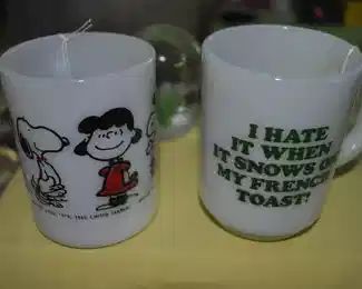Snoppy mugs 