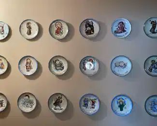 Collection of Christmas Plates