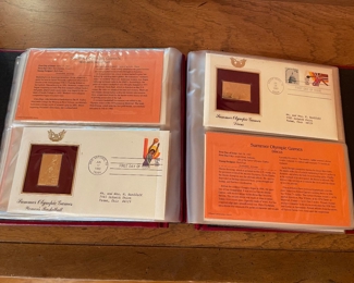 Golden Replicas of United States Stamps Collection 