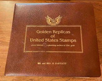 Golden Replicas of United States Stamps Collection 