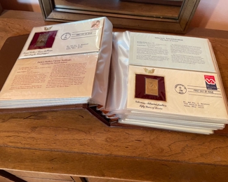 Golden Replicas of United States Stamps Collection 