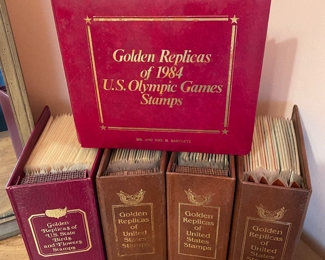 Golden Replicas of United States Stamps Collection 
