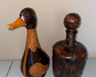 Leather Covered Bottles