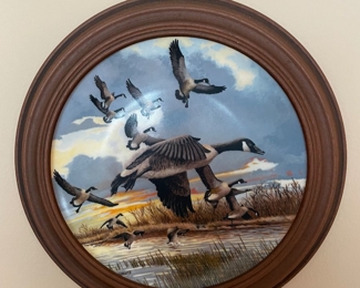 “The Landing” by Donald Pentz collector’s plate