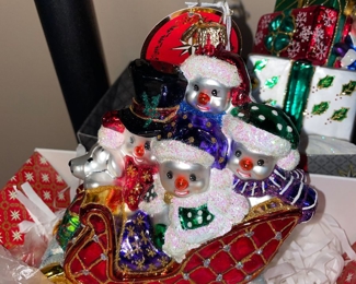 Christopher Radko Snow Family Fun