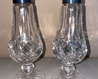 Waterford Salt and Pepper Shakers