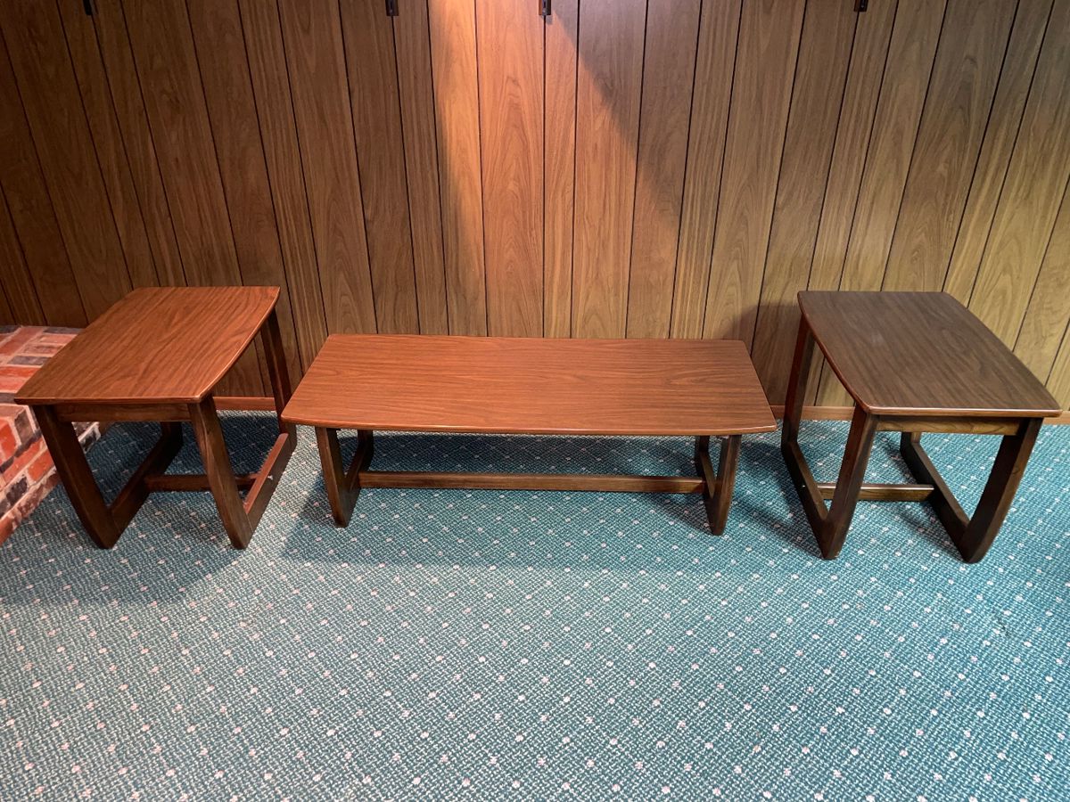 Mid Century Coffee and End Tables 