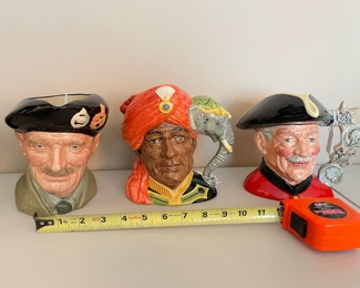 Royal Doulton Character Jugs (6”-7”)
