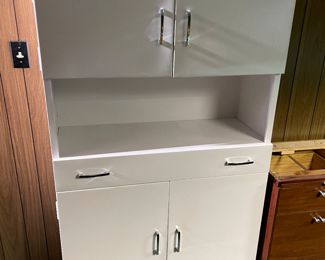 White Metal Cabinet