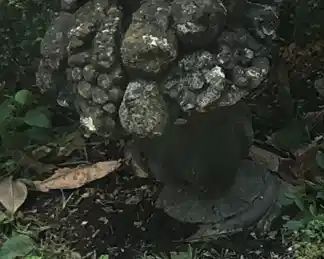 Pair of Vintage Antique Concrete Fruit and Flower Baskets