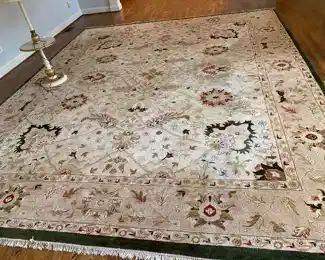 Large wool room size rug 12’ x 14’9”