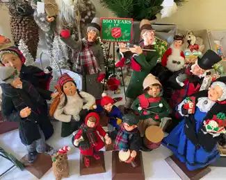 Byers choice and Simpich characters