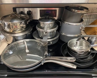 Calphalon, All-Clad, Emeri and others cookware
