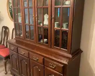 Lighted China cabinet
