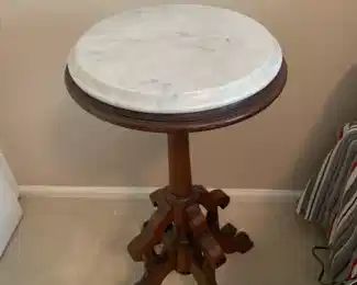 Antique marble top table