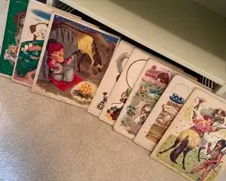 Vintage childrens puzzles 