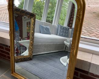 Wood Carved Gold Mirror