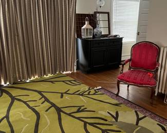 Brand New Modern Green forest rug, 