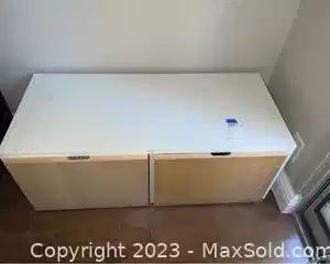 w2 drawer storage bench7871 t