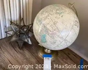 wglobe and hanging tea light7131 t