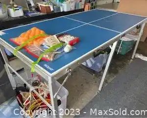 wgosports smaller ping pong table5841 t