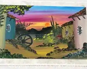 whand painted decorator tile6111 t