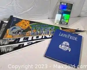 wnfl detroit lions memorabilia6211 t