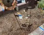 wrustic metal sunflower stake in and other beautiful metal garden accents metal garden sticks6451 t