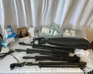wsmall photo studio lighting kit7551 t