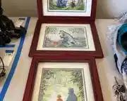 wthree signed and framed and numbered prints ron rodecker7411 t