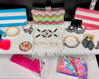 Purses, wallets and jewelry