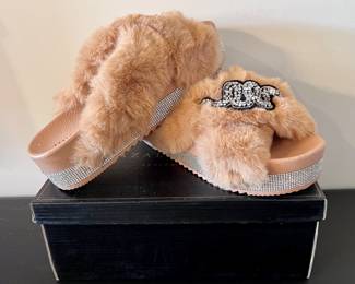 Furry shoes