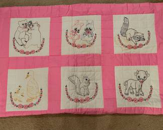 Top Half of Crib Quilt