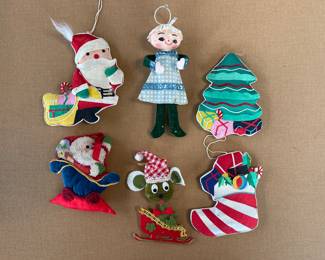 Vintage Handmade Christmas Tree Ornamenta