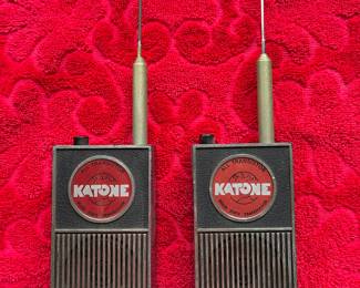 Vintage Katone Walkie Talkies