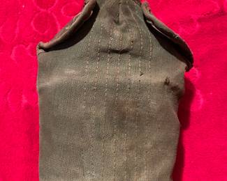 Vintage Military (Boy Scout?) Canteen in Canvas Pouch
