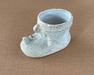 Vintage Ceramic Baby Bootie Planter