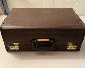 Vintage Locking Hard Briefcase/Document Case