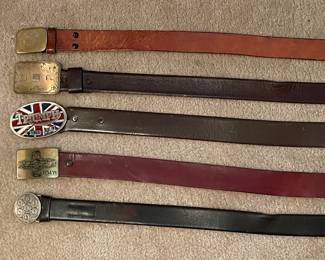 Heavy Buckle Belts