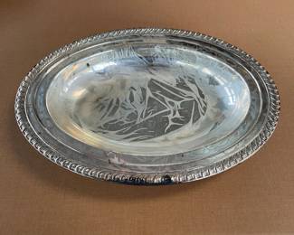 Vintage Rogers Silverplate Vegetable Dish 802