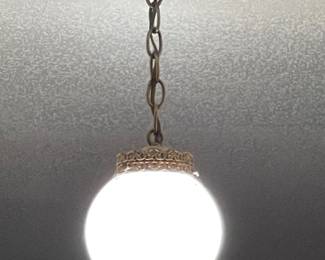 Vintage Suspension/Pendant Ceiling Lamp X 2