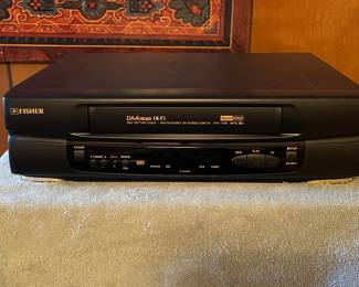 Vintage Fisher 4-Head Hi-Fi VHS Player Model FVH-T518