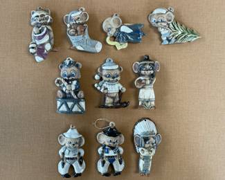 Vintage Ceramic Ornaments