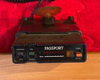 Vintage Passport Radar Detector