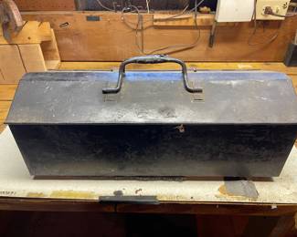 Old School Metal Tool Box