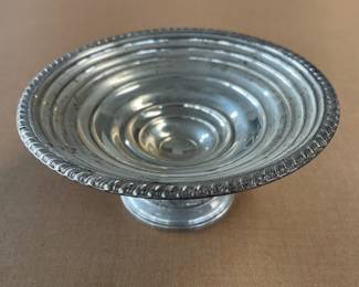 Vintage Empire Sterling Silver Weighted Compote Dish 216