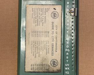 Vintage Bates List Secretary