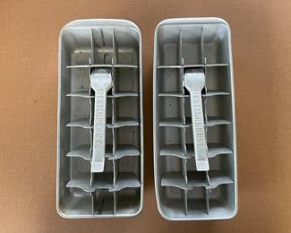 Vintage Westinghouse Aluminum Ice Cube Trays