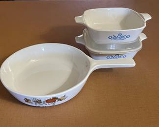 Vintage Corning Ware Pieces
